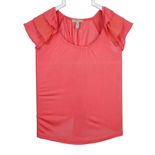 AMERICAN RAG CIE ROUND NECK TOP