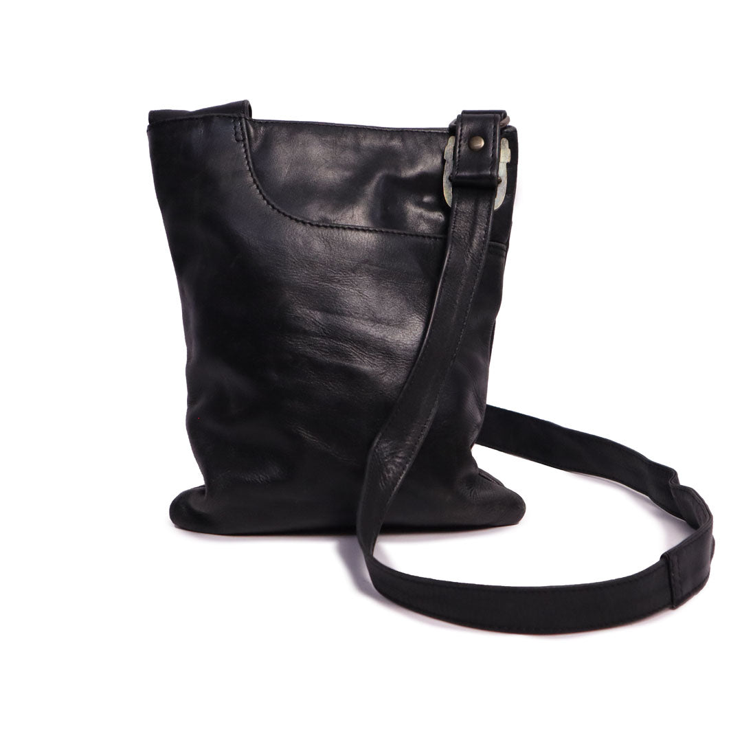 JOAN WEISZ LEATHER SADDLEBAG