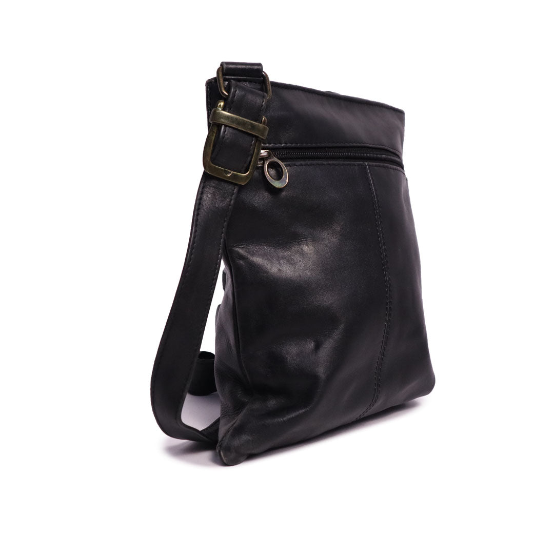 JOAN WEISZ LEATHER SADDLEBAG