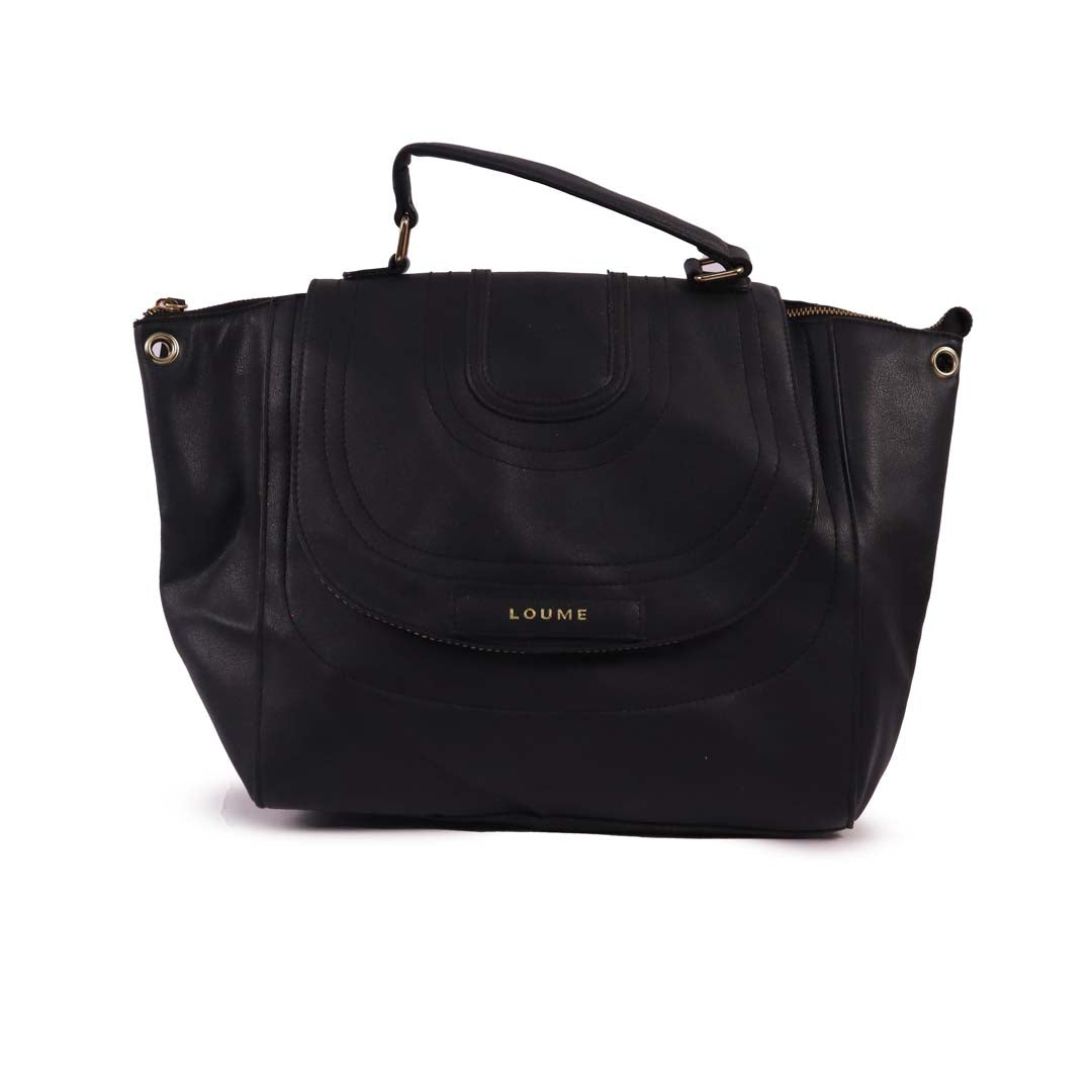 LOUME LEATHER TOP HANDLE BAG