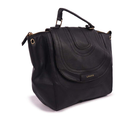 LOUME LEATHER TOP HANDLE BAG