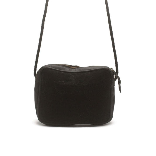 URBAN OUTFITTERS BLACK LEATHER SHOULDER BAG