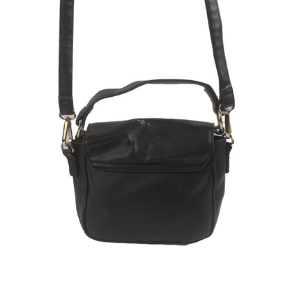 ANKO BLACK LEATHER HAND BAG