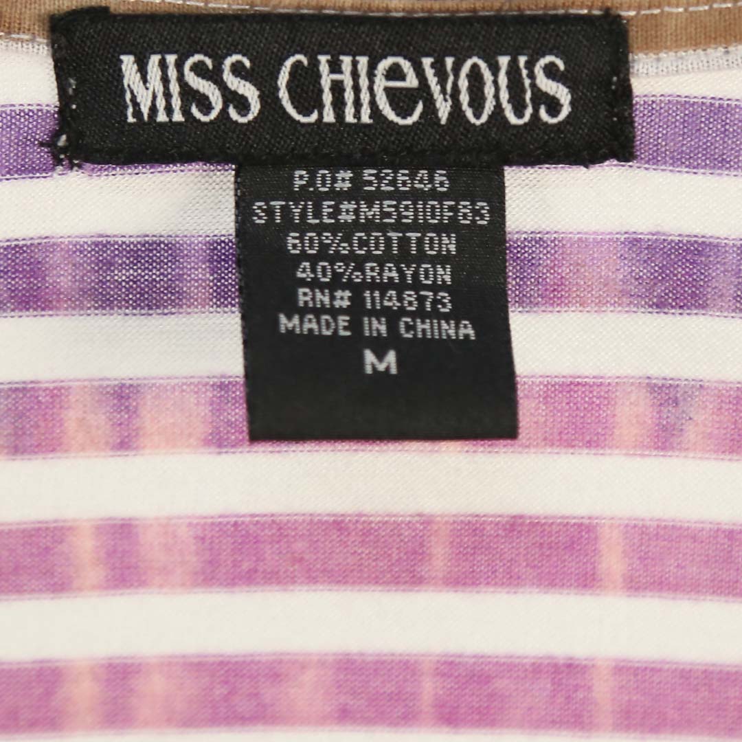 MISS CHIEVOUS R NECK COMFY TOP