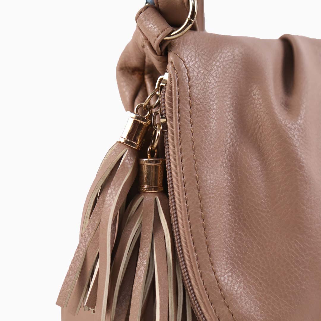 CLASSIC LEATHER SHOULDER BAG