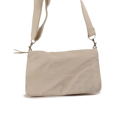 SUSSAN LEATHER WHITE SHOULDER  BAG