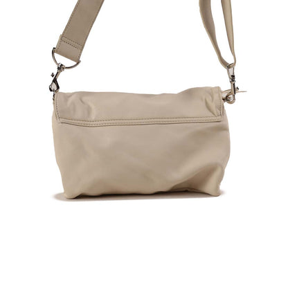 SUSSAN LEATHER WHITE SHOULDER  BAG