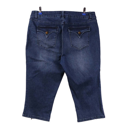 D JEANS BLUE DENIM CAPRI