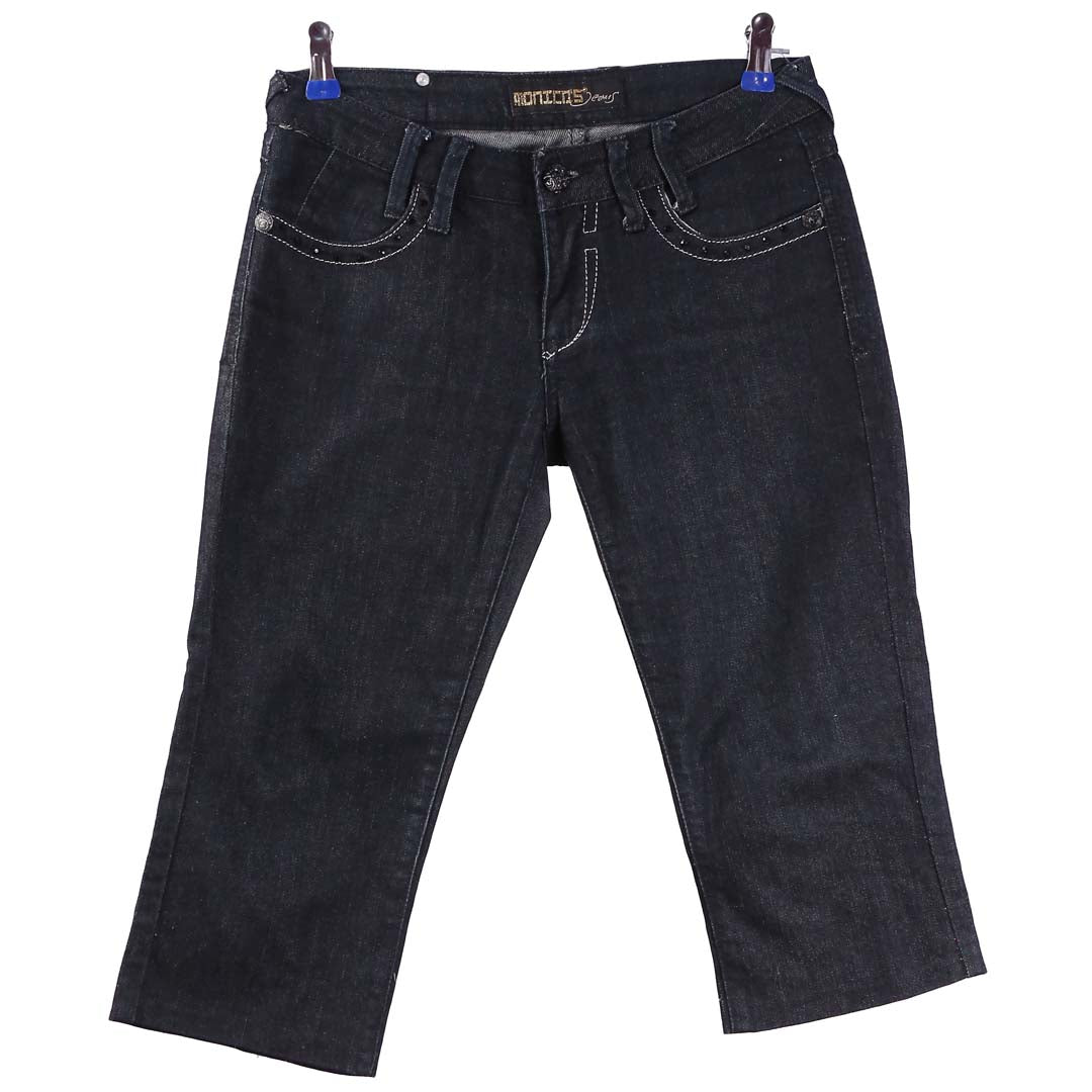 MONICAS JEANS BLUE DENIM CAPRI