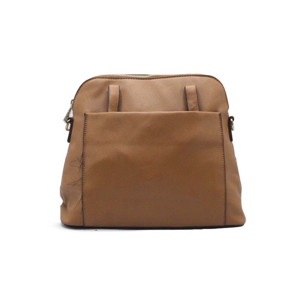 B COLLECTION BROWN SHOULDER BAG