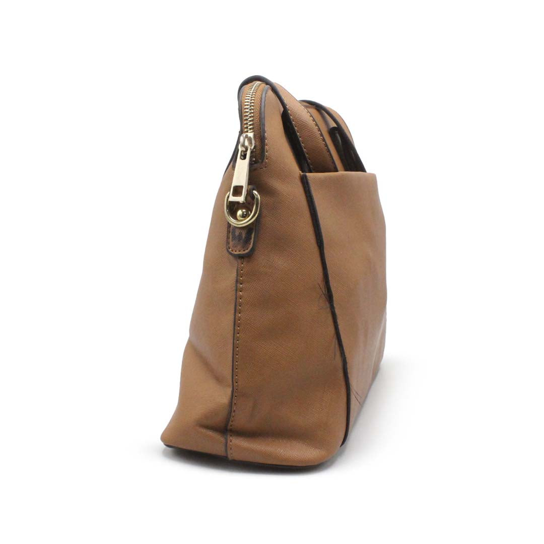 B COLLECTION BROWN SHOULDER BAG