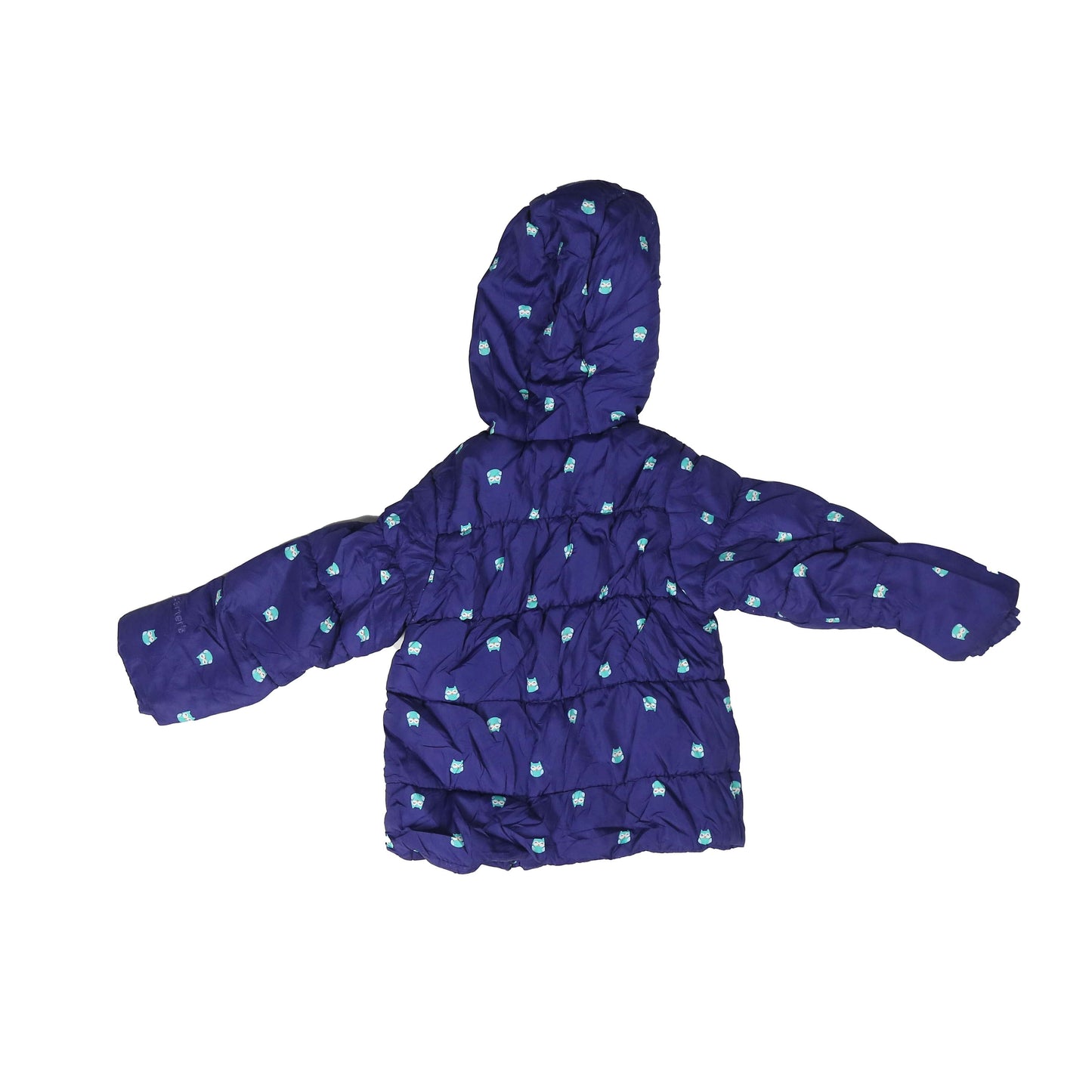 CARTERS OWL HOODED PUFFER COAT