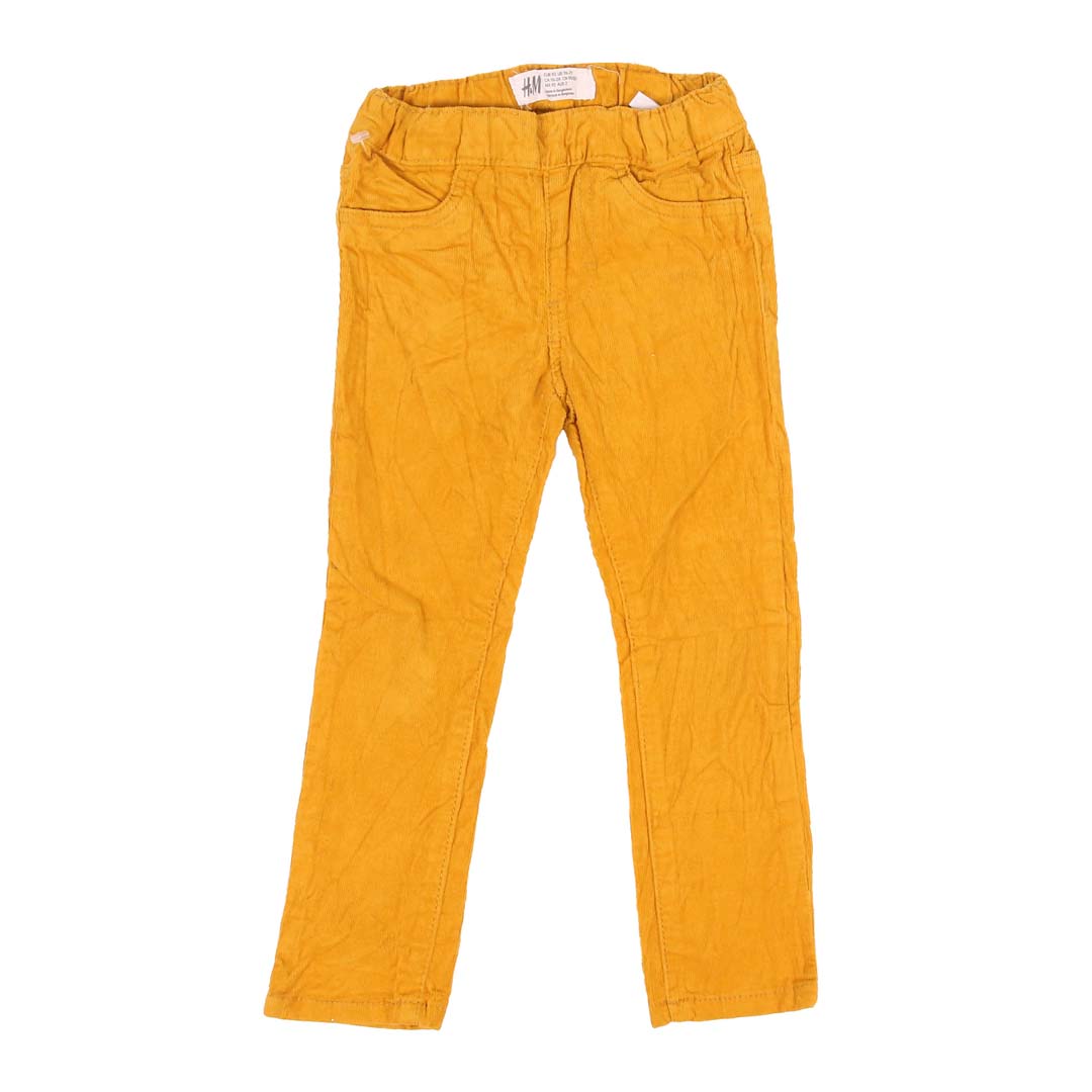 H&M YELLOW DENIM SKINNY JEANS