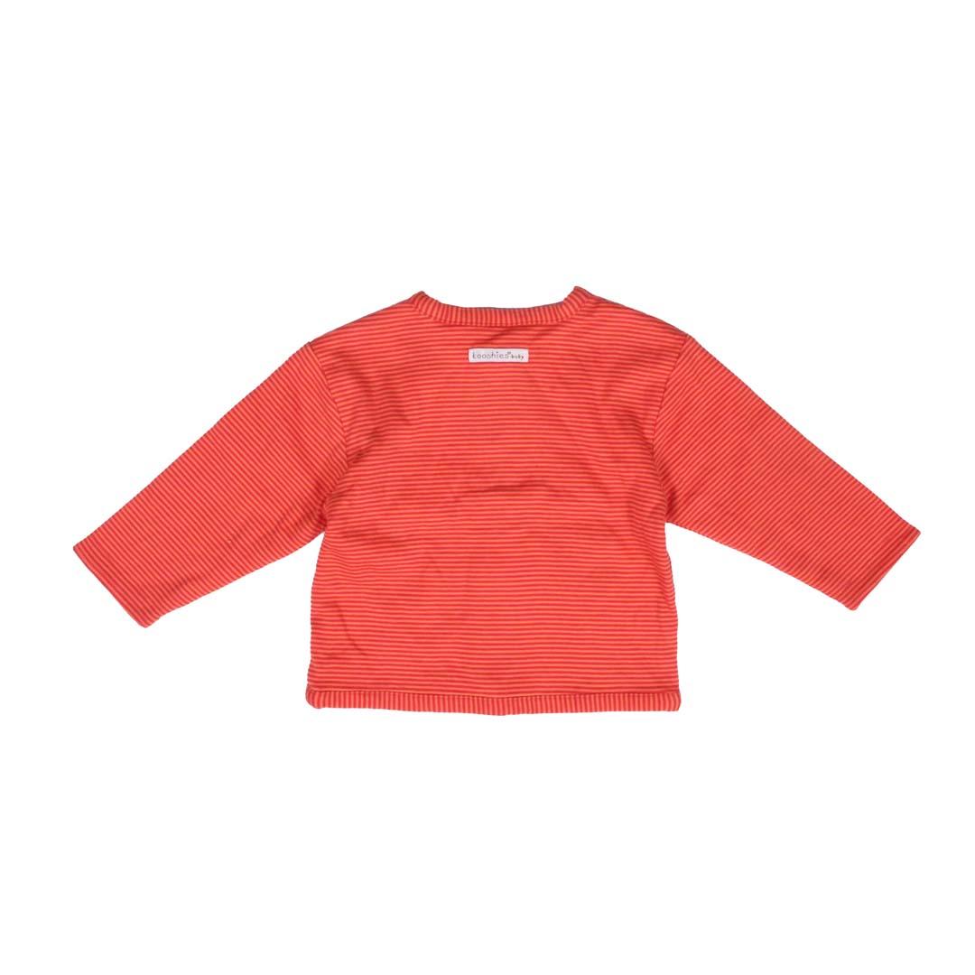 KOOSHIES BABY ORANGE BUTTONED SWEATER