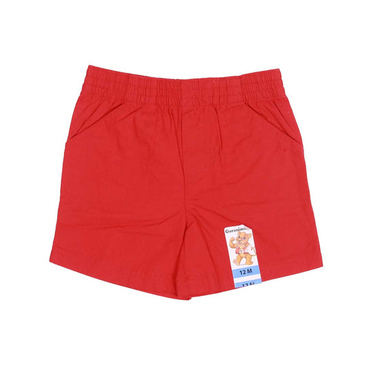 GARANIMALS RED SOLID SHORT