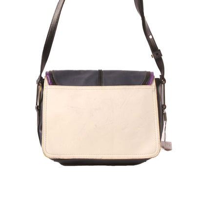 CHARLES & KEIT LEATHER SHOULDER BAG