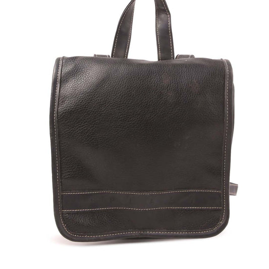 SPLASH BLACK LEATHER BACKPACK