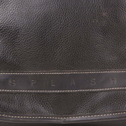 SPLASH BLACK LEATHER BACKPACK