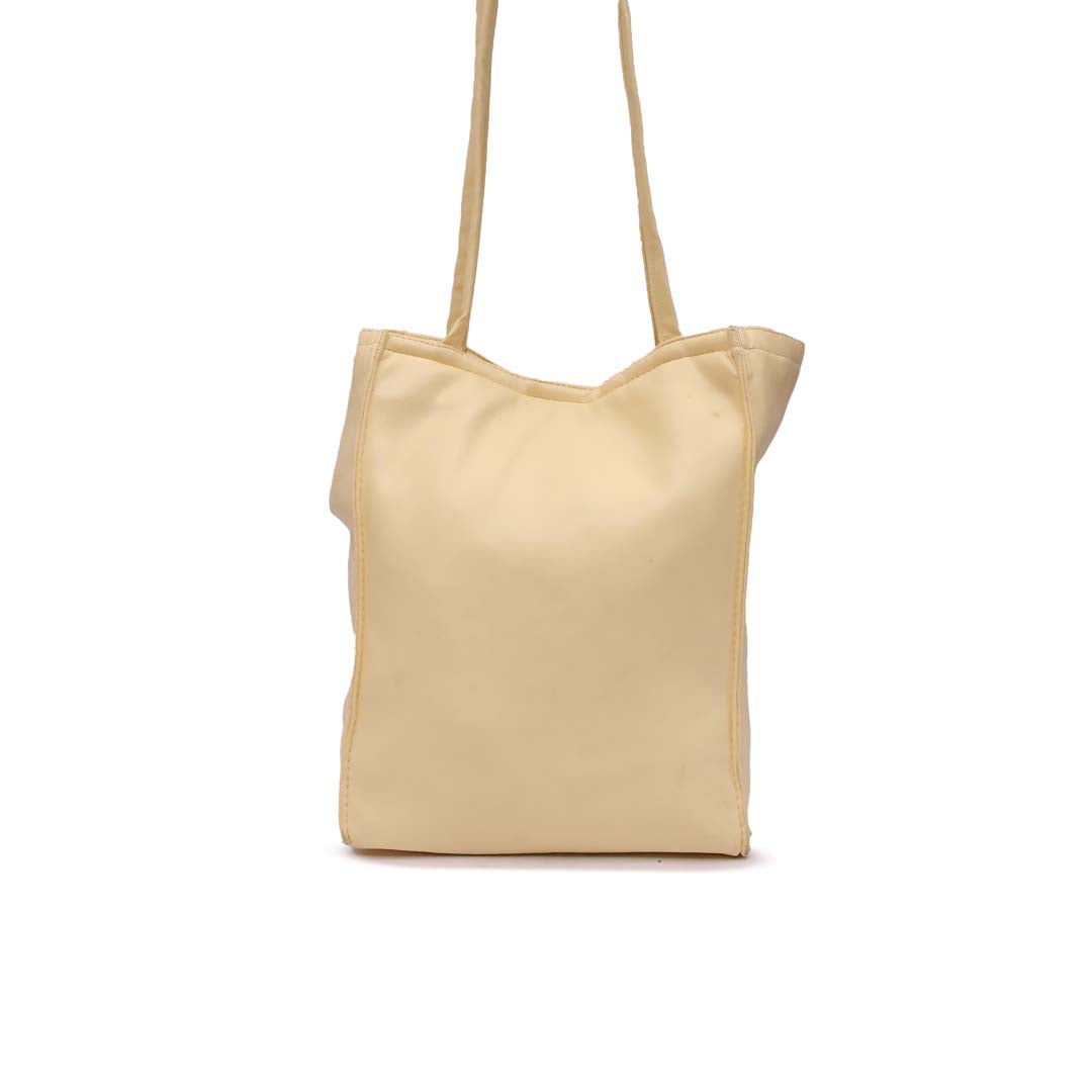 CLASSIC BEIGE CREAM SHOULDER BAG