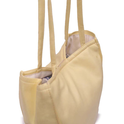 CLASSIC BEIGE CREAM SHOULDER BAG