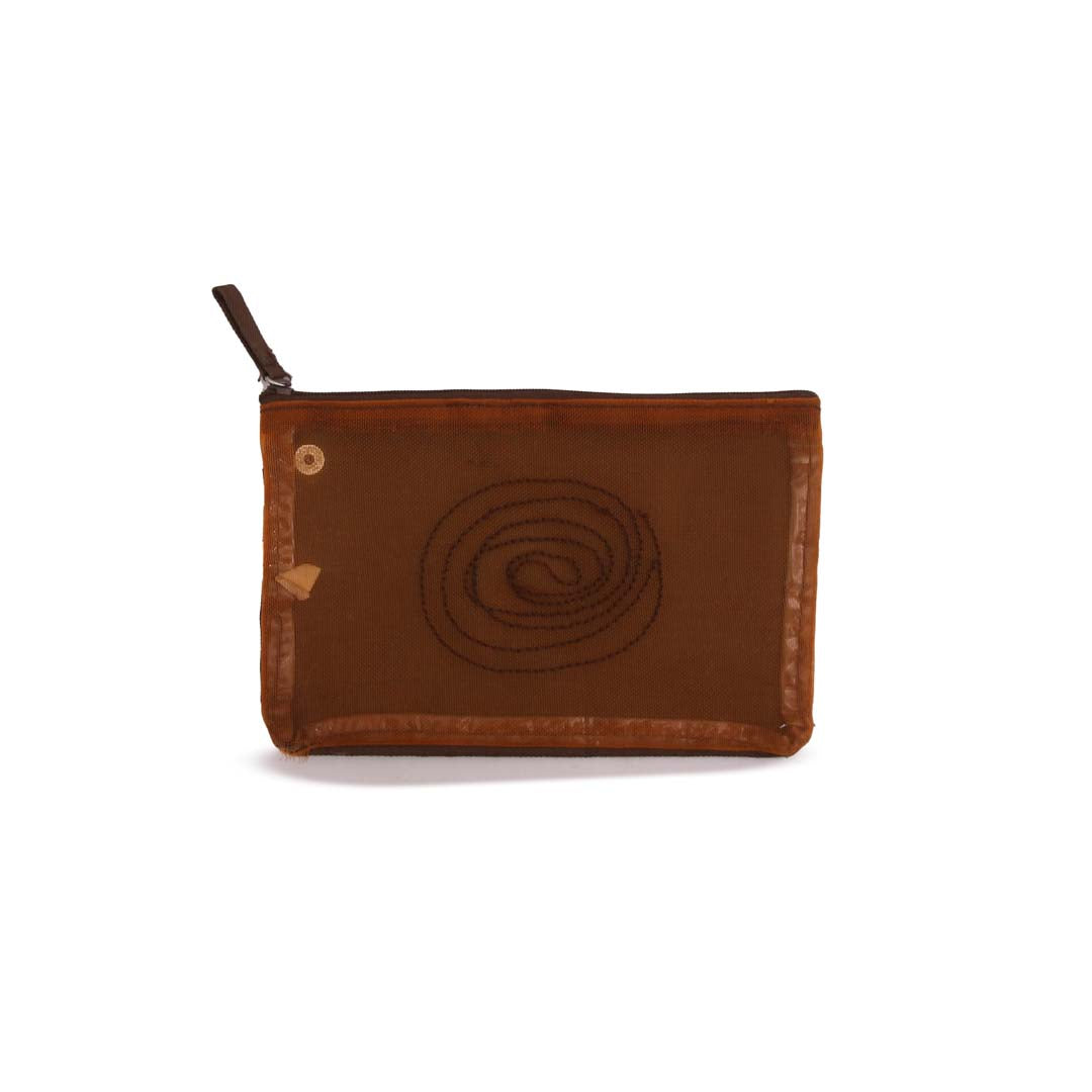 AVENUE TAN BROWN NETTY POUCH