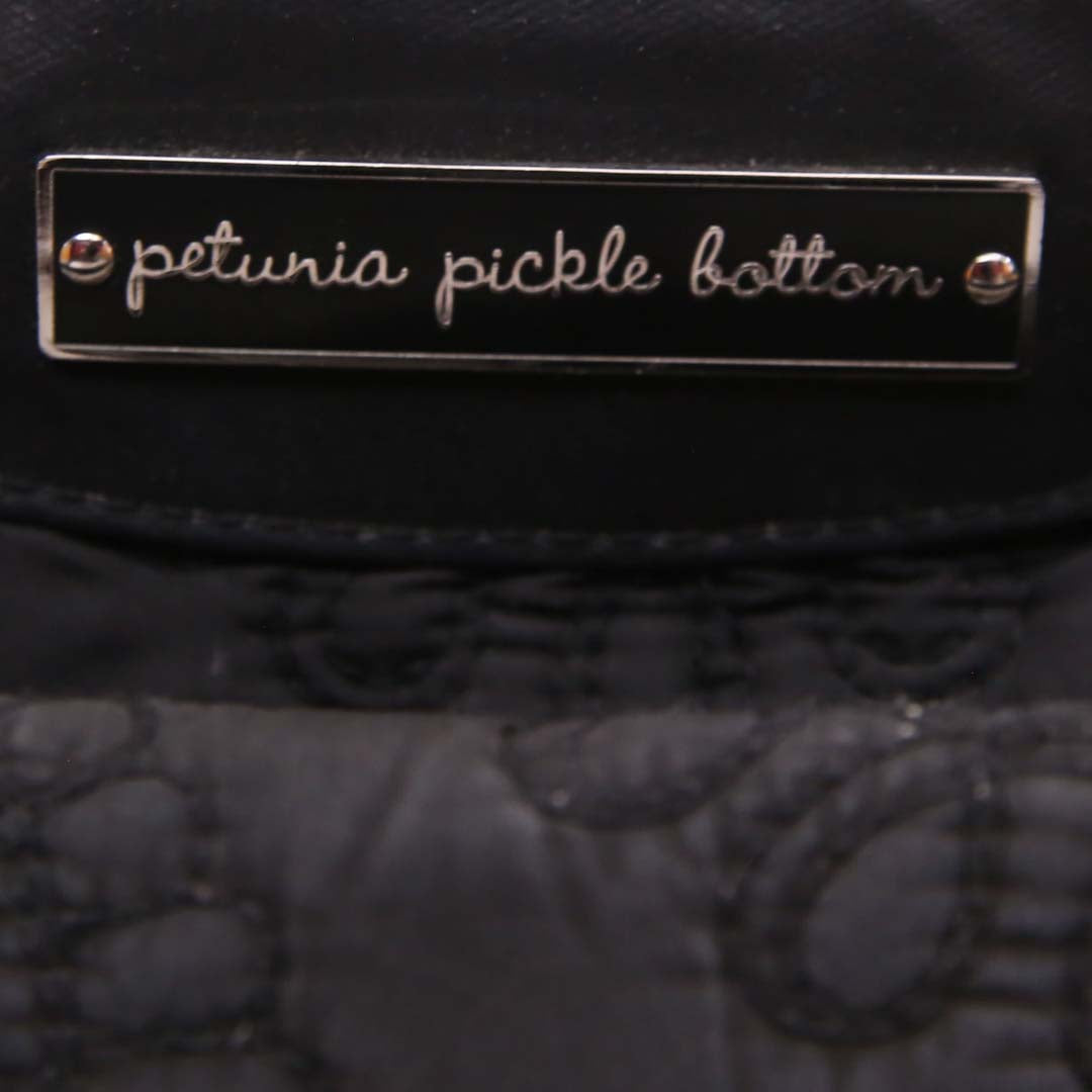 PETUNIA PICKLE BOTTOM BLACK SHOULDER BAG