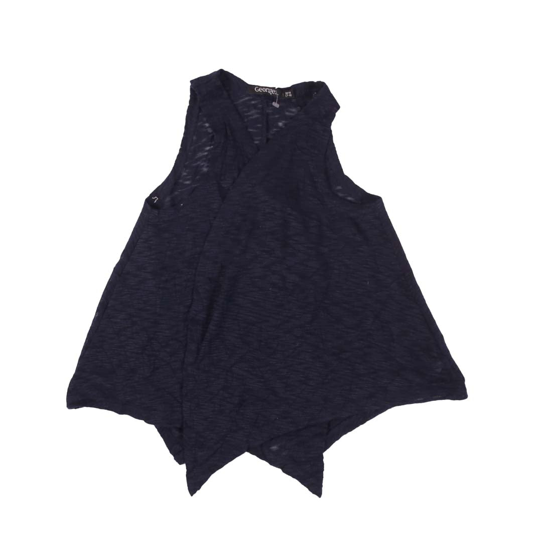 GEORGE NAVY BLUE TOP