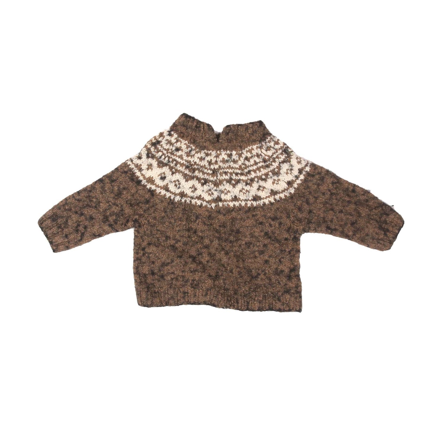 CLASSIC BROWN COMFY SWEATER