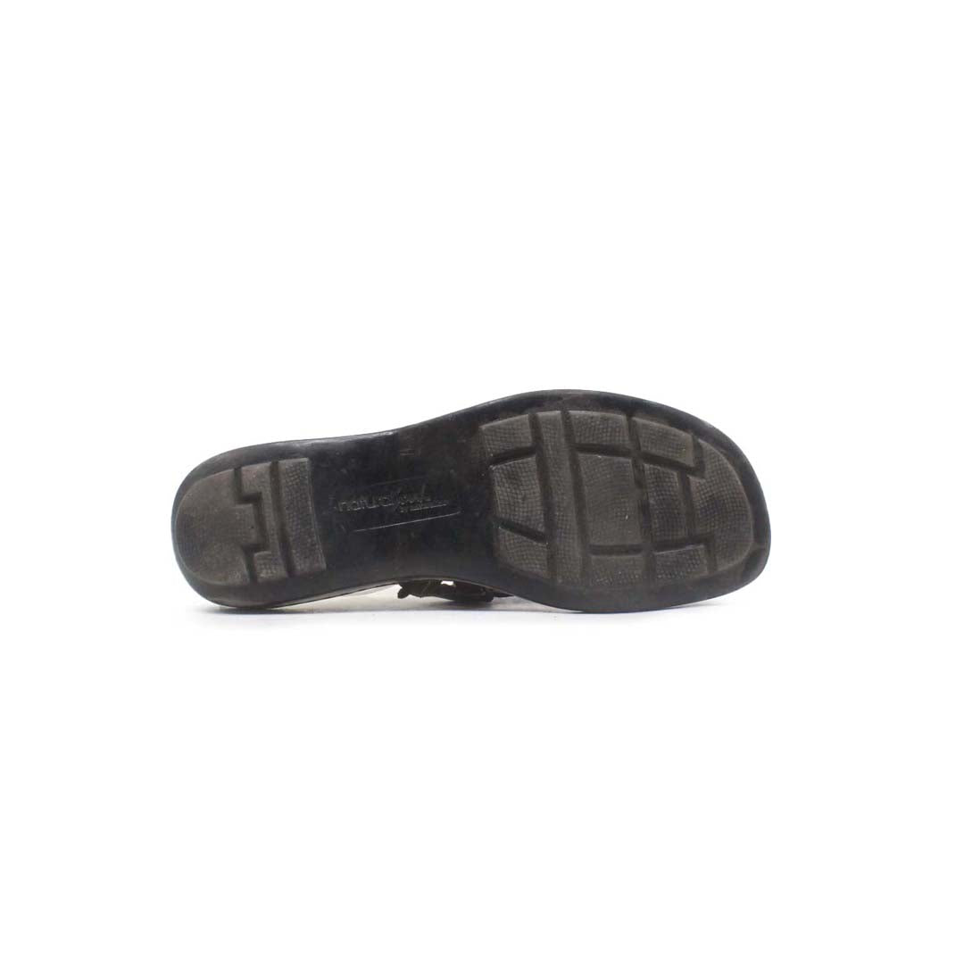 NATURAL SOUL CASUAL BLACK Flip Flop