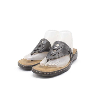 NATURAL SOUL CASUAL BLACK Flip Flop