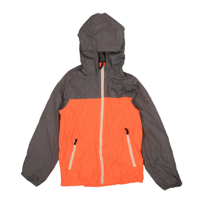 OSHKOSH B GOSH ORANGE GREY MESHED LIGHTWEIGHT JACKET