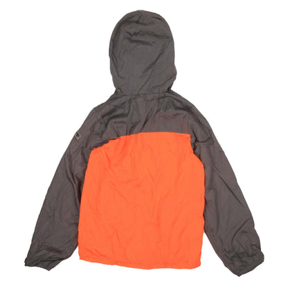 OSHKOSH B GOSH ORANGE GREY MESHED LIGHTWEIGHT JACKET