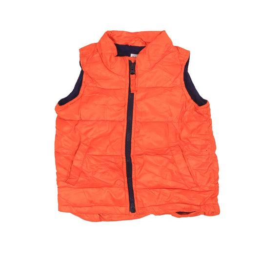 OLD NAVY ORANGE PUFFER VEST