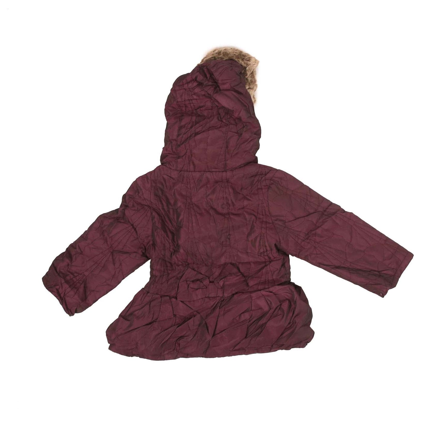 WITH LOVE FORM BAKER PLUSH PURPLE HOODED JACKET