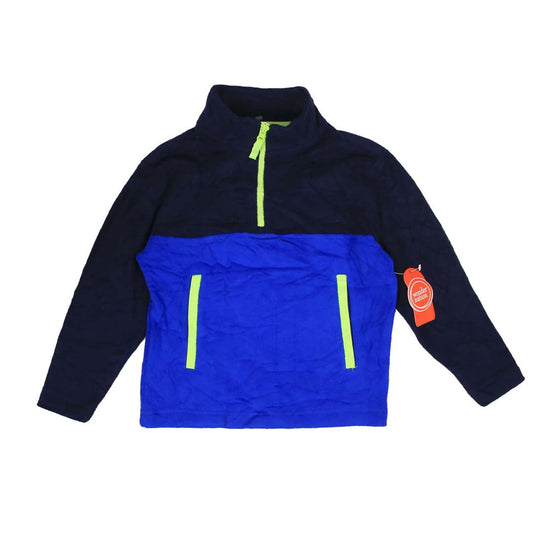 WONDER NATION BLUE HALF ZIPPED JACKET