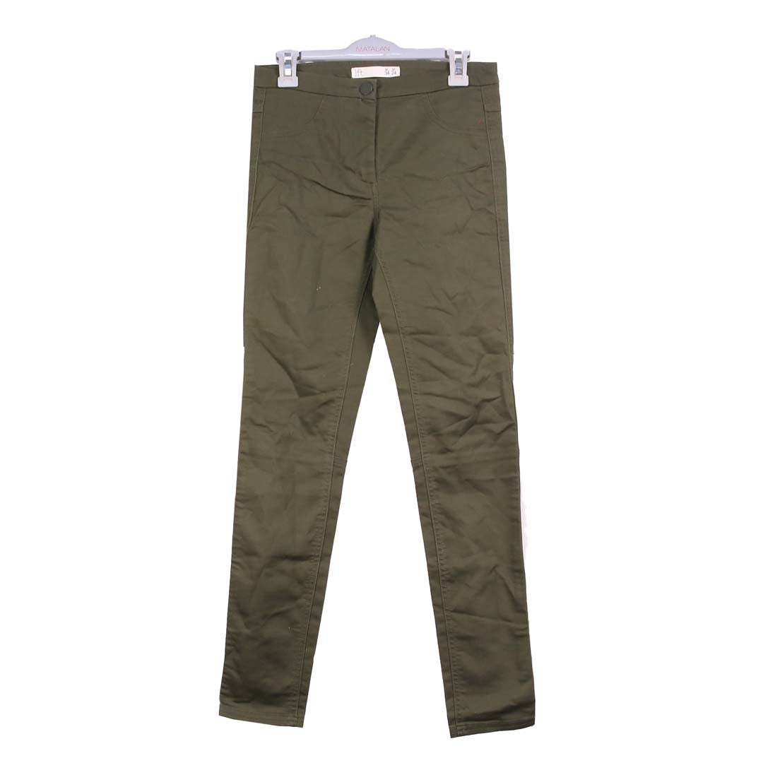 LEFTIES 1FT KHAKI GREEN DENIM JEANS