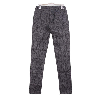 GIRL XPRESS GREY PRINTED DENIM JEANS