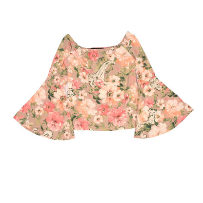 POLLY & ESTHER CASUAL FLOWER PRINTED TOP