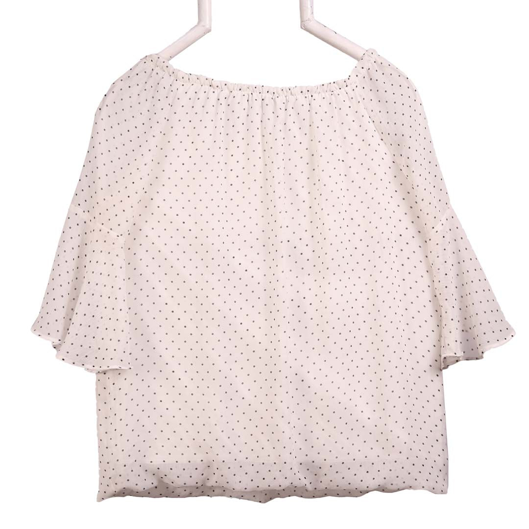 Suzy Shier Polka Fashion Top