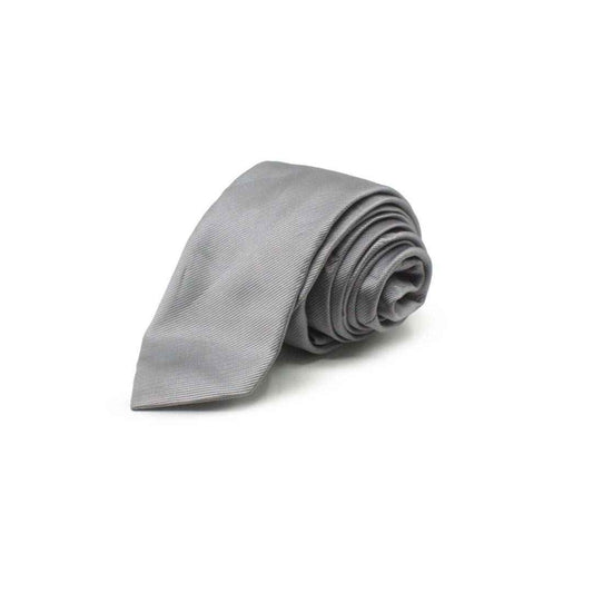 DRESSCOM SINCE 1987 GREY PLAIN TIE