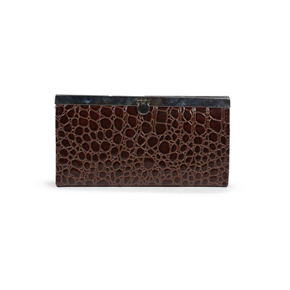 Classic Brown Women Clutch