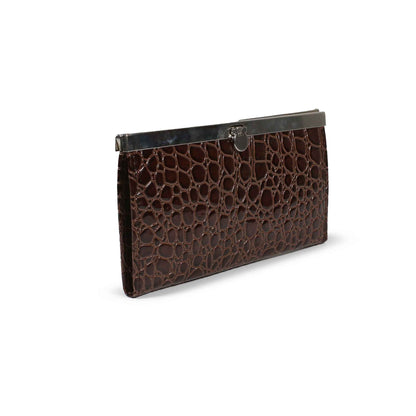 Classic Brown Women Clutch