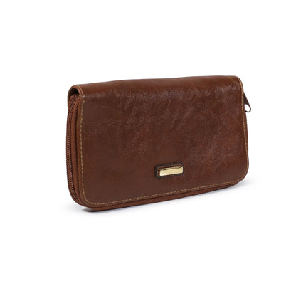 Classic Brown Women Clutch