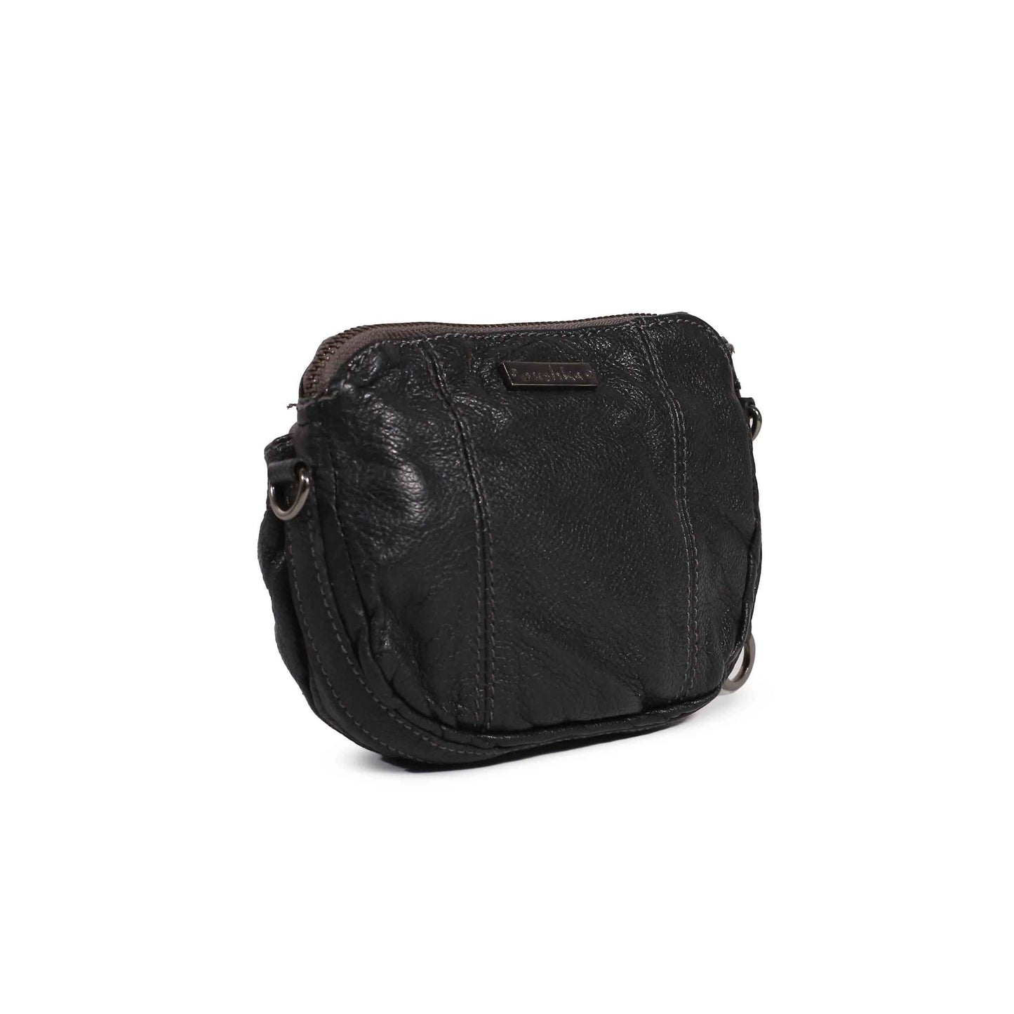 Oushka Black Pouch