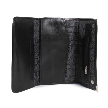 Classic Black Printed Wallet