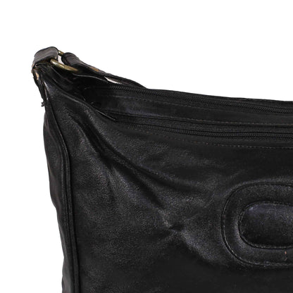 Classic Black Shoulder Bag