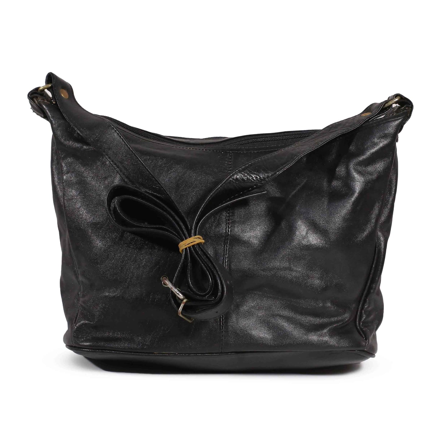 Classic Black Shoulder Bag