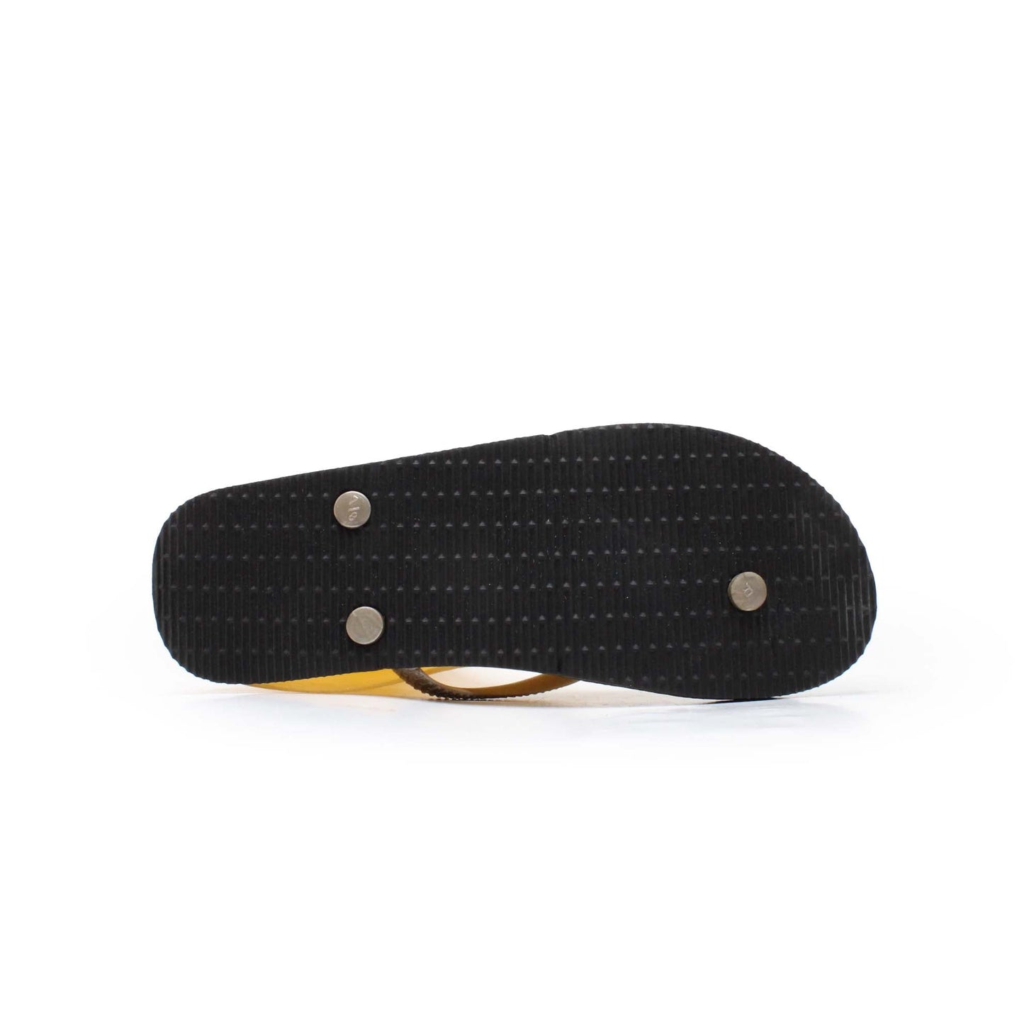 Classic Black And Golden Flip Flop