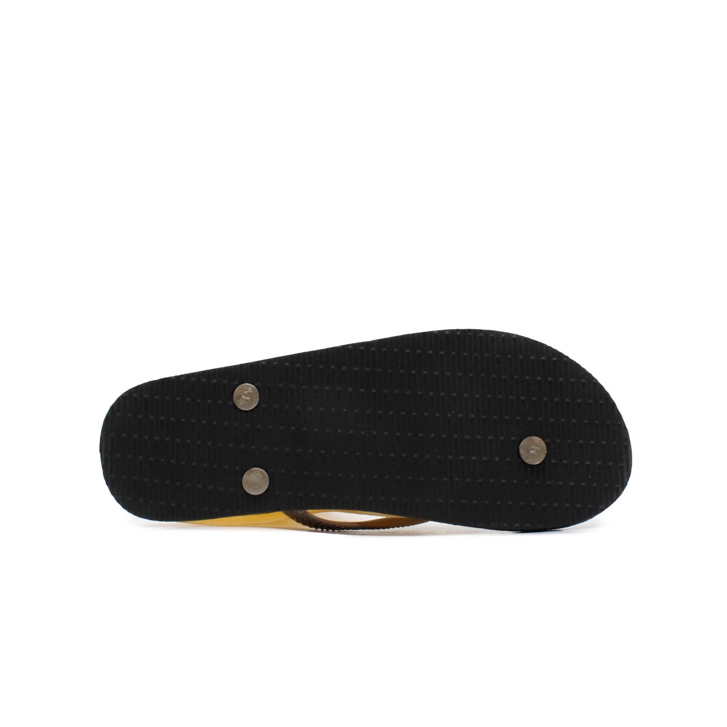 Classic Black And Golden Flip Flop