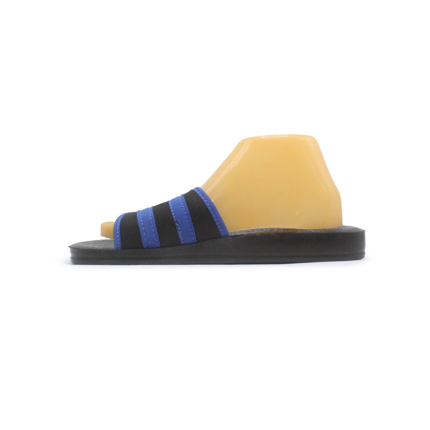 Classic Blue And Black Striped Slide